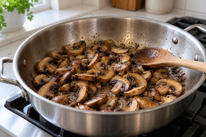 Brun champignonerne – Champignonsuppe med fløde og timian