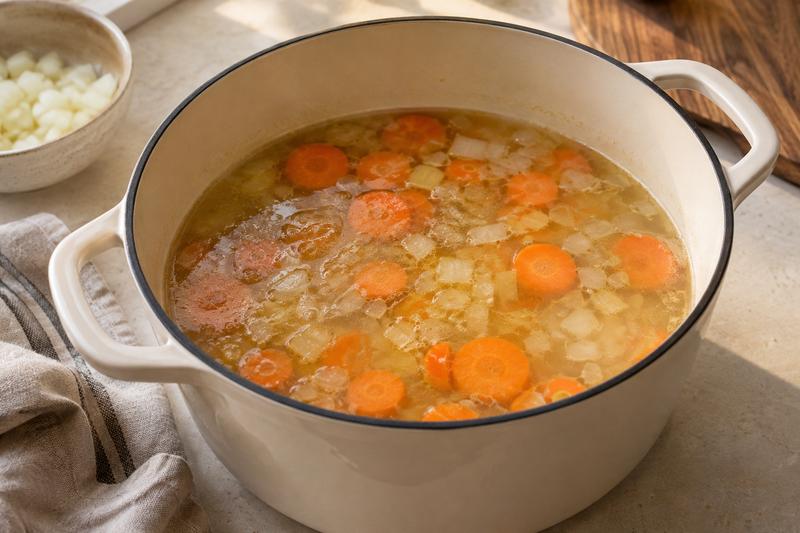 Kog grøntsagerne helt møre – Gulerodssuppe med ingefær og kokosmælk