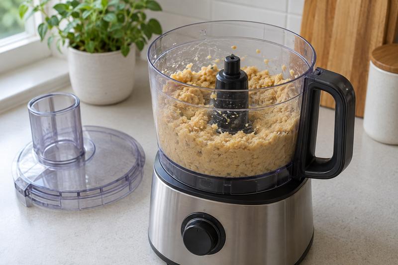 Blend kikærter, tahin og citron – Hummus med tahin og citron