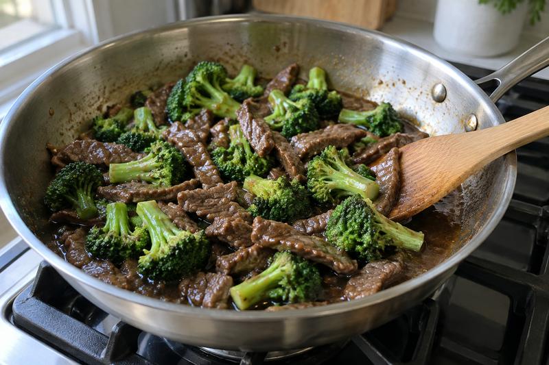 Saml retten i den varme sauce – Oksekød med broccoli og ingefær