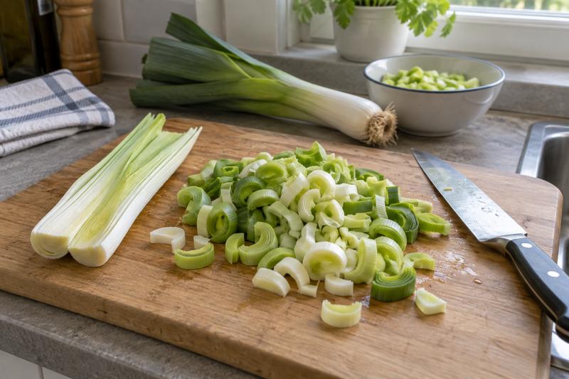 Skyl sandet ud af porrerne – Prasorizo med porrer, citron og dild