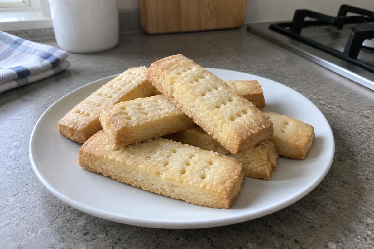 Shortbread med smør og sprøde kanter