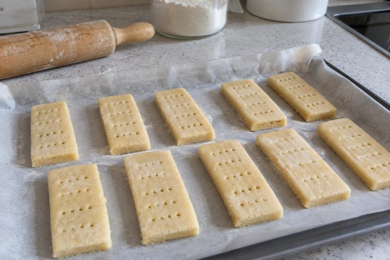 Skær kagerne og køl dem – Shortbread med smør og sprøde kanter