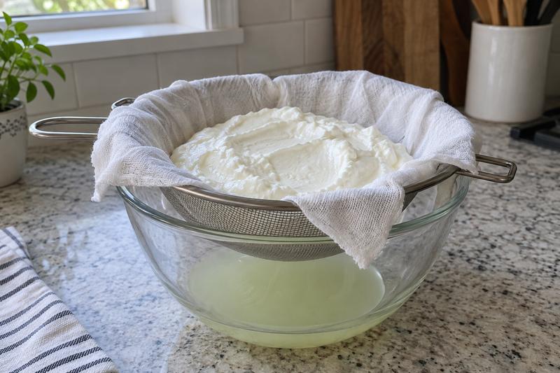 Lad yoghurten dryppe af – Shrikhand med safran og pistacie