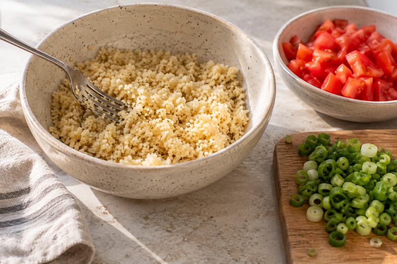 Gør den fine bulgur klar – Tabbouleh med persille, mynte og fin bulgur